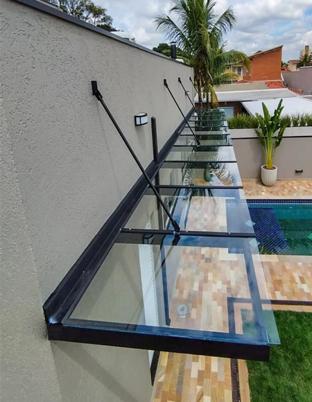 Cobertura Fixa em Vidro - Ben Vidros